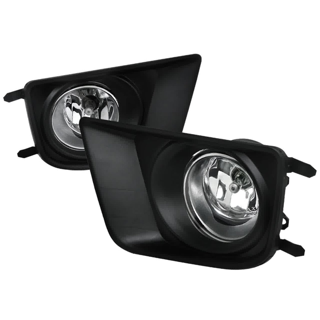 110.00 Spec-D Fog Lights Toyota Tacoma (12-15) Chrome Housing / Clear - OEM or LED Projector - Redline360