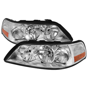 209.95 Spec-D Replacement Headlights Lincoln Town Car (2005-2011) Black or Chrome - Redline360