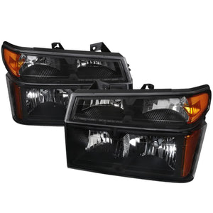 139.95 Spec-D OEM Replacement Headlights Chevy Colorado / GMC Canyon (04-12) Black or Chrome - Redline360