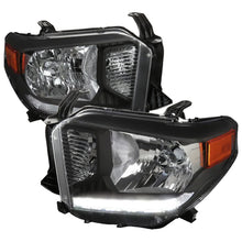 Load image into Gallery viewer, 215.00 Spec-D Crystal Headlights Toyota Tundra (14-21) w/ or w/o LED Light Strip - Redline360 Alternate Image