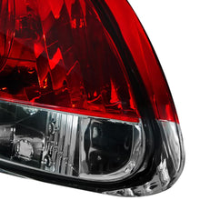 Load image into Gallery viewer, 110.00 Spec-D Tail Lights Honda Del Sol (1993-1997) Chrome w/ Red Clear Lens - Redline360 Alternate Image