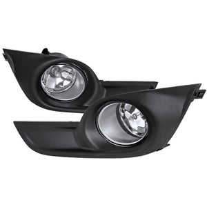 102.00 Spec-D Fog Lights Nissan Altima Sedan (2013-2015) Chrome Housing - Clear - OEM or SMD LED Projector - Redline360