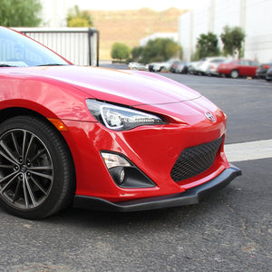 111.20 Spec-D Front Bumper Lip Scion FR-S / Toyota GT86 (13-16) Black - Redline360