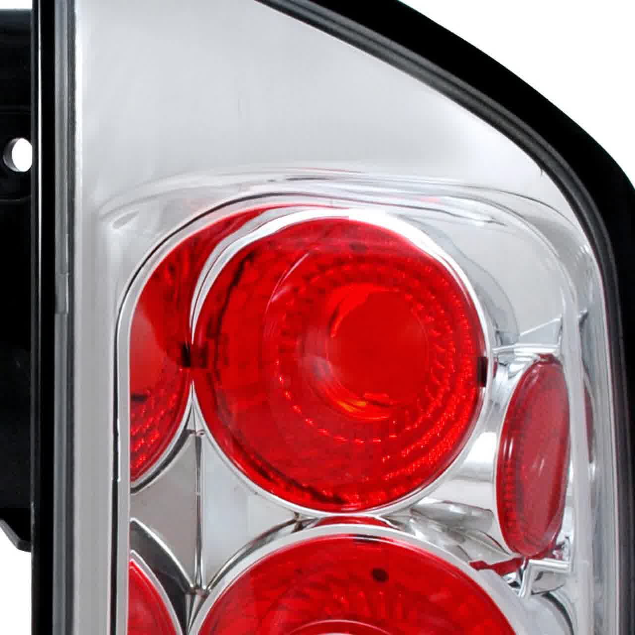 Spec-D Tail Lights Nissan Armada (2005-2015) [Altezza Style] Black