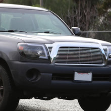Load image into Gallery viewer, Spec-D Grill Toyota Tacoma (2005-2011) Black Mesh / Horizontal / Rivet Style - Glossy Black / Honeycomb Mesh Alternate Image