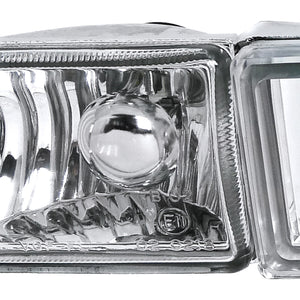 70.00 Spec-D OEM Fog Lights VW Golf MK3 / Jetta/ Cabrio (93-98) Chrome Housing - Clear Lens - Redline360