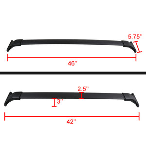 99.95 Spec-D Roof Rack Cross Bars Honda Odyssey (11-15) Odyssey SE (16-17) 1 Pair - Redline360