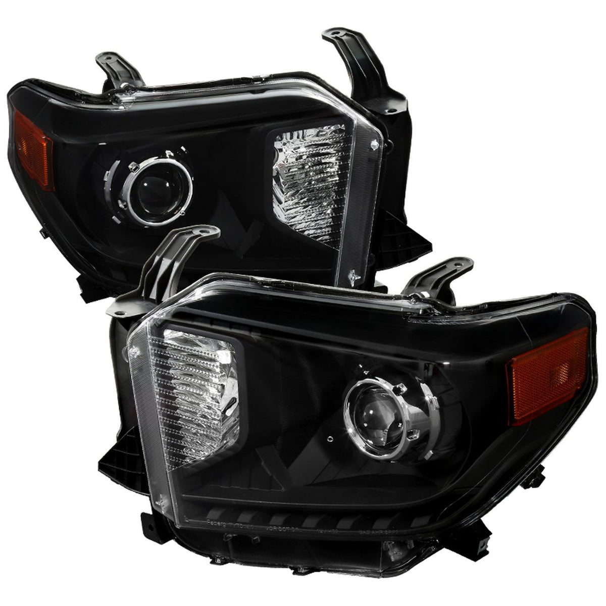 Spec-D Projector Headlights Tundra (2014-2021) [Retro Style V2] Matte ...