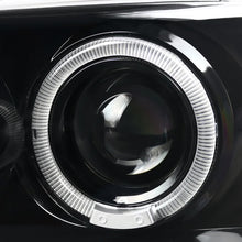 Load image into Gallery viewer, Spec-D Projector Headlights GMC Yukon (01-06) Sierra (99-06) Dual Halo w/o Bumper Lights - Black or Chrome - Matte Black/Clear Lens Alternate Image