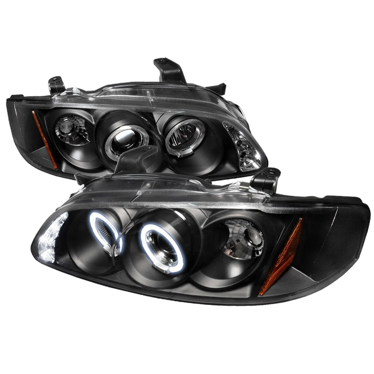 Spec-D Projector Headlights Nissan Sentra (00-03) Black Housing w/ Dua
