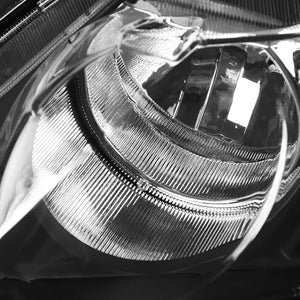 175.00 Spec-D Projector Headlights Honda Civic Sedan (03-07) [Retro Style] Matte Black Housing / Clear Lens - Redline360