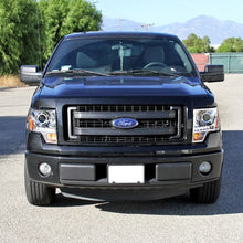 Load image into Gallery viewer, Spec-D Projector Headlights Ford F150 (2009-2014) w/ or w/o LED Light Strip - Black/Smoke Lens / w/ LED Light Strip Alternate Image
