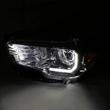 Load image into Gallery viewer, Spec-D Projector Headlights Toyota Tacoma 3rd Gen (2016-2023) Black or Chrome w/ LED - Black / w/ OEM LED Alternate Image