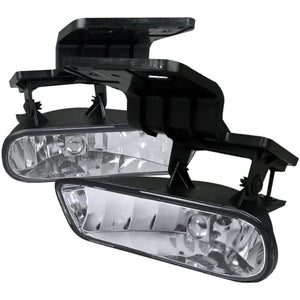 55.00 Spec-D OEM Fog Lights Chevy Silverado (99-02) Suburban / Tahoe  (00-06) Chrome Housing - Clear or Smoke Lens - Redline360