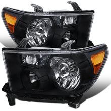 Load image into Gallery viewer, Spec-D Projector Headlights Tundra (07-13) Sequoia (08-17) [Retro Style] Matte Black Housing/Clear Lens - Default Title Alternate Image