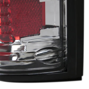 65.00 Spec-D Tail Lights Chevy S10 (82-93) S10 Blazer (83-94) [Altezza Style] Black or Chrome Housing - Redline360