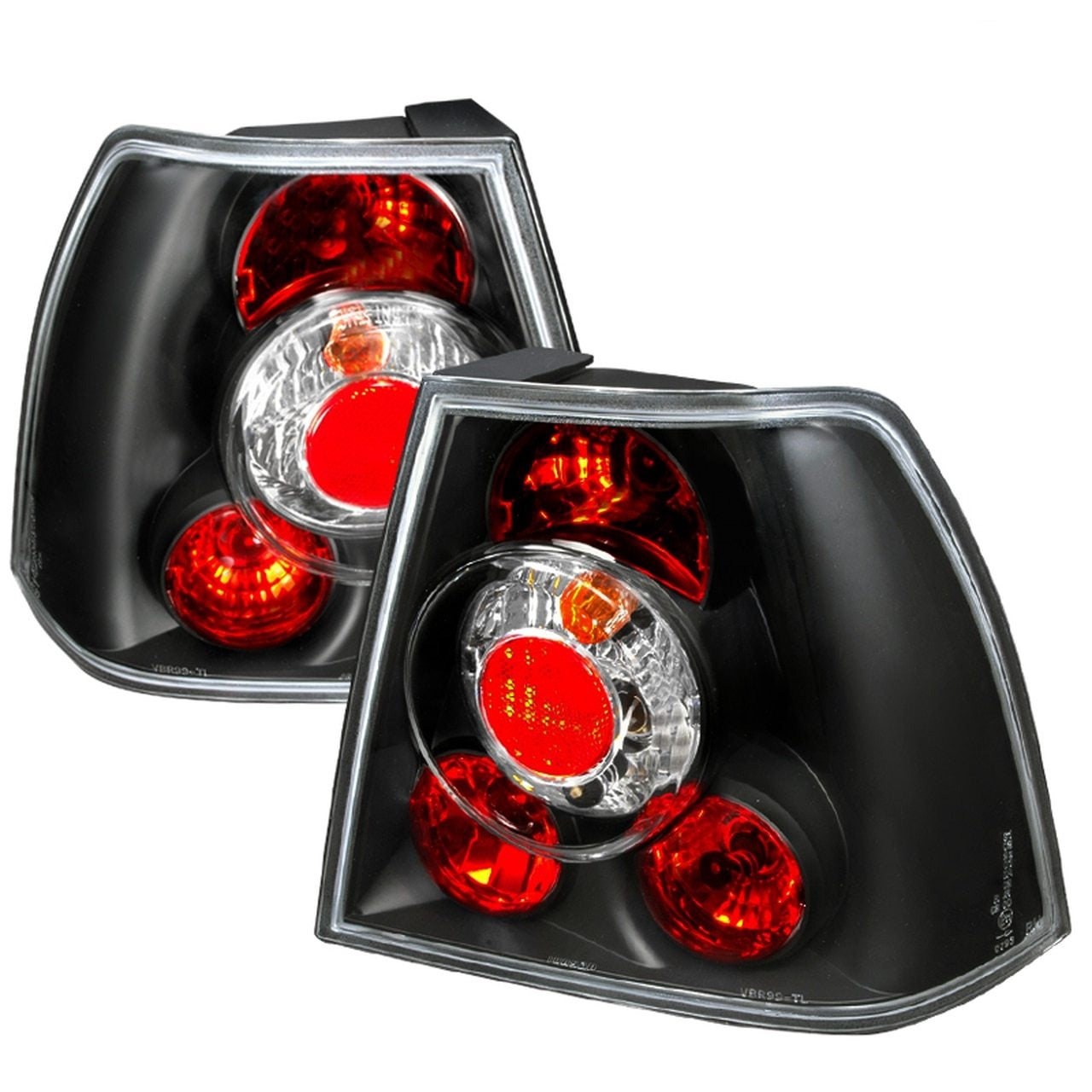 Spec-D Replacement Tail Lights VW Jetta MK4 (99-04) Altezza Chrome