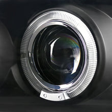 Load image into Gallery viewer, Spec-D Projector Headlights GMC Yukon (01-06) Sierra (99-06) Dual Halo w/o Bumper Lights - Black or Chrome - Matte Black/Clear Lens Alternate Image