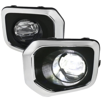 108.00 Spec-D Fog Lights Toyota Tacoma (16-18) Chrome Housing / Clear - OEM or LED Projector - Redline360