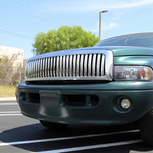 Load image into Gallery viewer, Spec-D Grill Dodge Ram (1994-2002) [Vertical Grille] Chrome or Glossy Black - Chrome Alternate Image