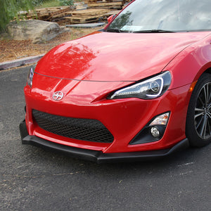 111.20 Spec-D Front Bumper Lip Scion FR-S / Toyota GT86 (13-16) Black - Redline360