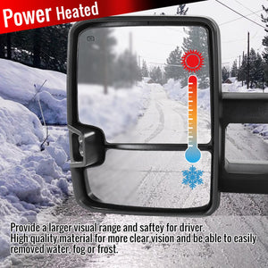 139.95 Spec-D Towing Mirrors Chevy Silverado (2003-2006) Power Extended w/ LED & Heated - Redline360