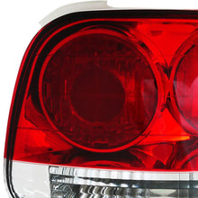 Load image into Gallery viewer, 110.00 Spec-D Tail Lights Honda Del Sol (1993-1997) Chrome w/ Red Clear Lens - Redline360 Alternate Image