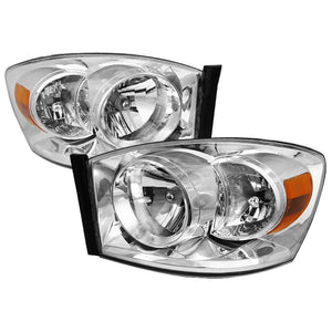 139.95 Spec-D OEM Replacement Headlights Dodge Ram 1500 (2006-2008) 2500/3500 (2006-2009) Clear / Black / Smoked - Redline360