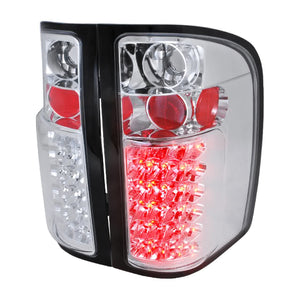 158.00 Spec-D LED Tail Lights Chevy Silverado (2007-2014) Black / Clear - Redline360