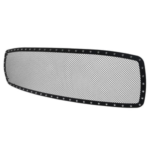 160.00 Spec-D Grill Insert Dodge Ram 1500/2500/3500 (02-05) Rivet Style Black Stainless Steel - Redline360