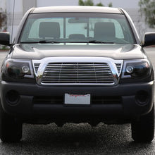 Load image into Gallery viewer, Spec-D Grill Toyota Tacoma (2005-2011) Black Mesh / Horizontal / Rivet Style - Glossy Black / Honeycomb Mesh Alternate Image