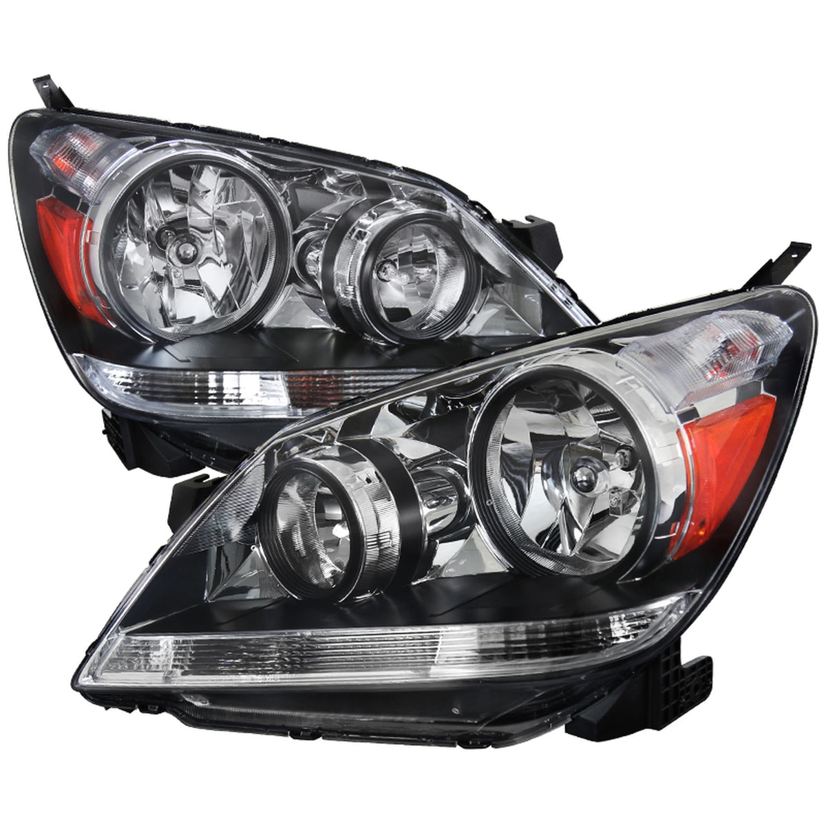 SpecD OEM Replacement Headlights Honda Odyssey (200520062007) Black