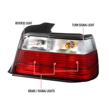 Load image into Gallery viewer, 89.95 Spec-D Tail Lights BMW E36 Sedan &amp; E36 M3 Sedan (1992-1998) Red Tint - Redline360 Alternate Image