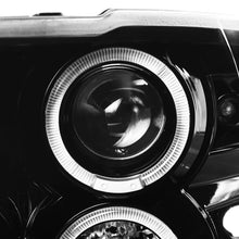Load image into Gallery viewer, Spec-D Projector Headlights Dodge Ram (09-19) [w/ Amber Reflectors] Matte Black or Chrome Housing - Black Alternate Image