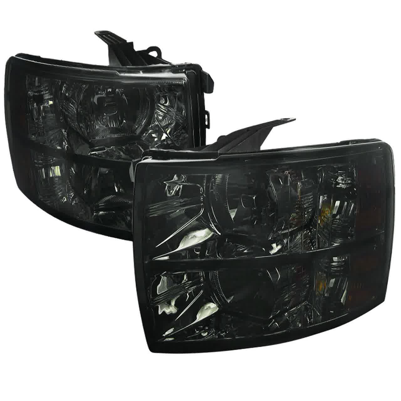 Spec-D OEM Replacement Headlights Chevy Silverado (2007-2014) Clear or