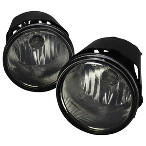 63.00 Spec-D OEM Fog Lights Jeep Commander (06-08) Grand Cherokee (05-09) Chrome / Smoked - Redline360