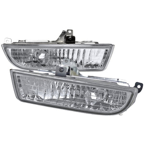 78.00 Spec-D Fog Lights Honda Prelude (1997-2001) Chrome Housing - Yellow or Clear Lens - Redline360