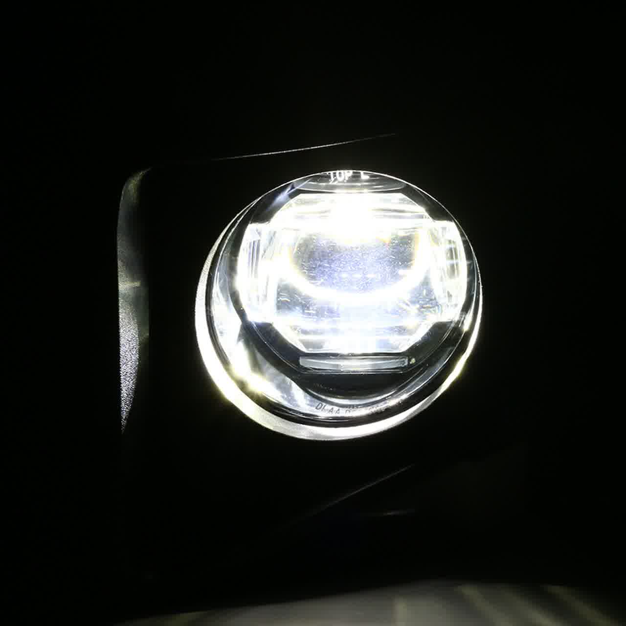 Spec-D Fog Lights Toyota Tundra (14-18) Chrome Housing / Clear - OEM o ...