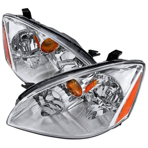 113.00 Spec-D OEM Replacement Headlights Nissan Altima (02-04) Chrome or Matte Black Housing - Redline360