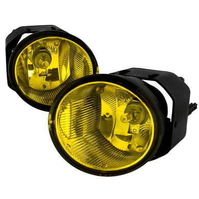 67.00 Spec-D OEM Fog Lights Nissan Sentra (01-04) Xterra (02-04) Frontier (01-04) Maxima (00-01) Chrome Housing - Clear or Yellow Lens - Redline360