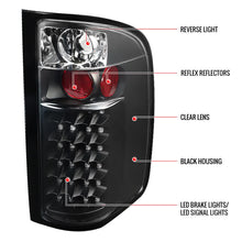 Load image into Gallery viewer, 158.00 Spec-D LED Tail Lights Chevy Silverado (2007-2014) Black / Clear - Redline360 Alternate Image