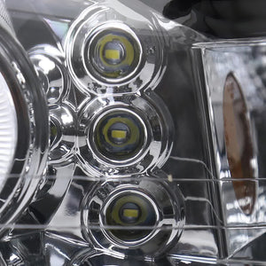 132.00 Spec-D Projector Headlights Ford Mustang (99-04) Dual Halo - Black or Chrome - Redline360