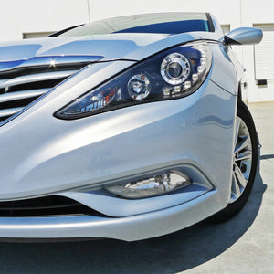 67.00 Spec-D Fog Lights Hyundai Sonata (2011-2013) Chrome Housing - Clear Lens - Redline360