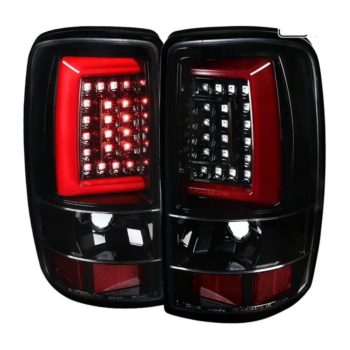 Spec-D LED Tail Lights GMC Yukon / Yukon XL (00-06) Black / Smoke / Re ...