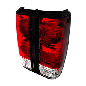 65.00 Spec-D Tail Lights Chevy S10 (82-93) S10 Blazer (83-94) [Altezza Style] Black or Chrome Housing - Redline360