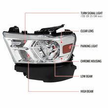 Load image into Gallery viewer, 299.95 Spec-D OEM Replacement Headlights Ram 1500 (19-21) Chrome / Black / Tinted - Redline360 Alternate Image