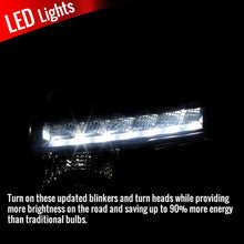 Load image into Gallery viewer, Spec-D Projector Headlights Ford F150 (2009-2014) w/ or w/o LED Light Strip - Black/Smoke Lens / w/ LED Light Strip Alternate Image