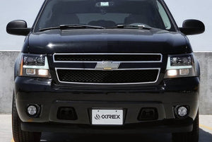 476.00 AlphaRex Projector Headlights Chevy Suburban [Pro Series - DRL Light Tube] (07-14) Jet Black / Black / Chrome - Redline360