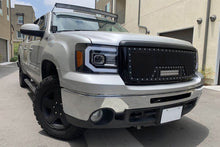 Load image into Gallery viewer, 483.00 AlphaRex Projector Headlights GMC Sierra (07-13) Pro Series - Switchback DRL / Sequential - Black / Chrome - Redline360 Alternate Image