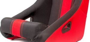 249.00 Cipher Auto Full Bucket Racing Seats (Black Fabric - Red Stripe) CPA1005FBK-RD - Redline360